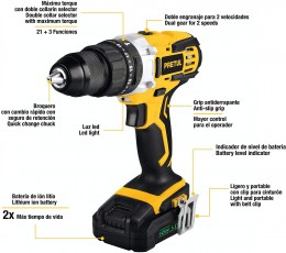 Rotomartillo Inalámbrico-Batería Ion Litio 2Ah-20V  PETRUL8
